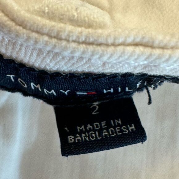Tommy Hilfiger white Jean denim shorts Jorts size 2 - Picture 5 of 6